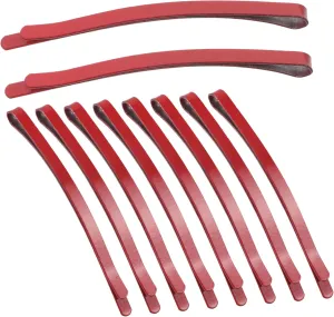 10pcs Red Cosplay Hair Clips for Cartoon Inspired Lightweight Snap Hairpins for Roleplay and Daily Wear Durable Accessories for Themed Parties and Creative Activities