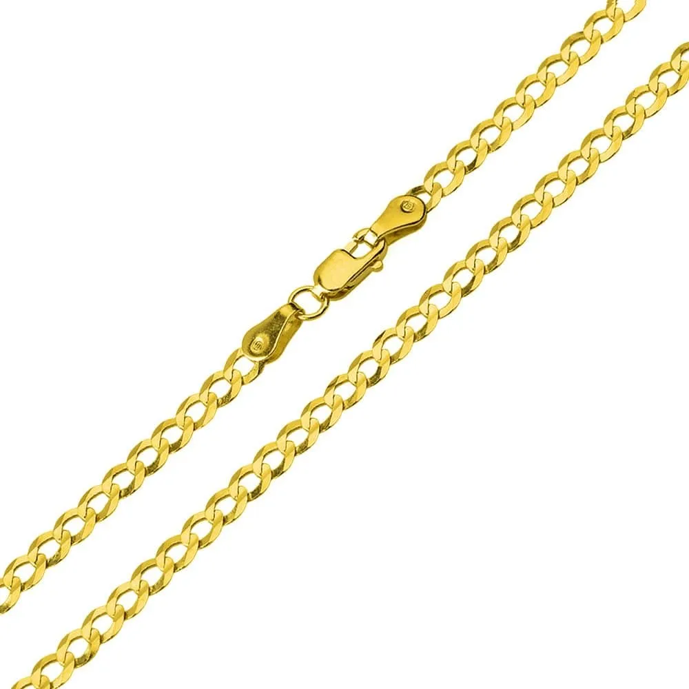 14k Yellow and Rose Gold Textured Tri-Tone Double Open Heart Pendant with Curb Chain Necklace
