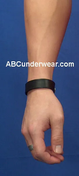 3 Snap Leather Bracelet