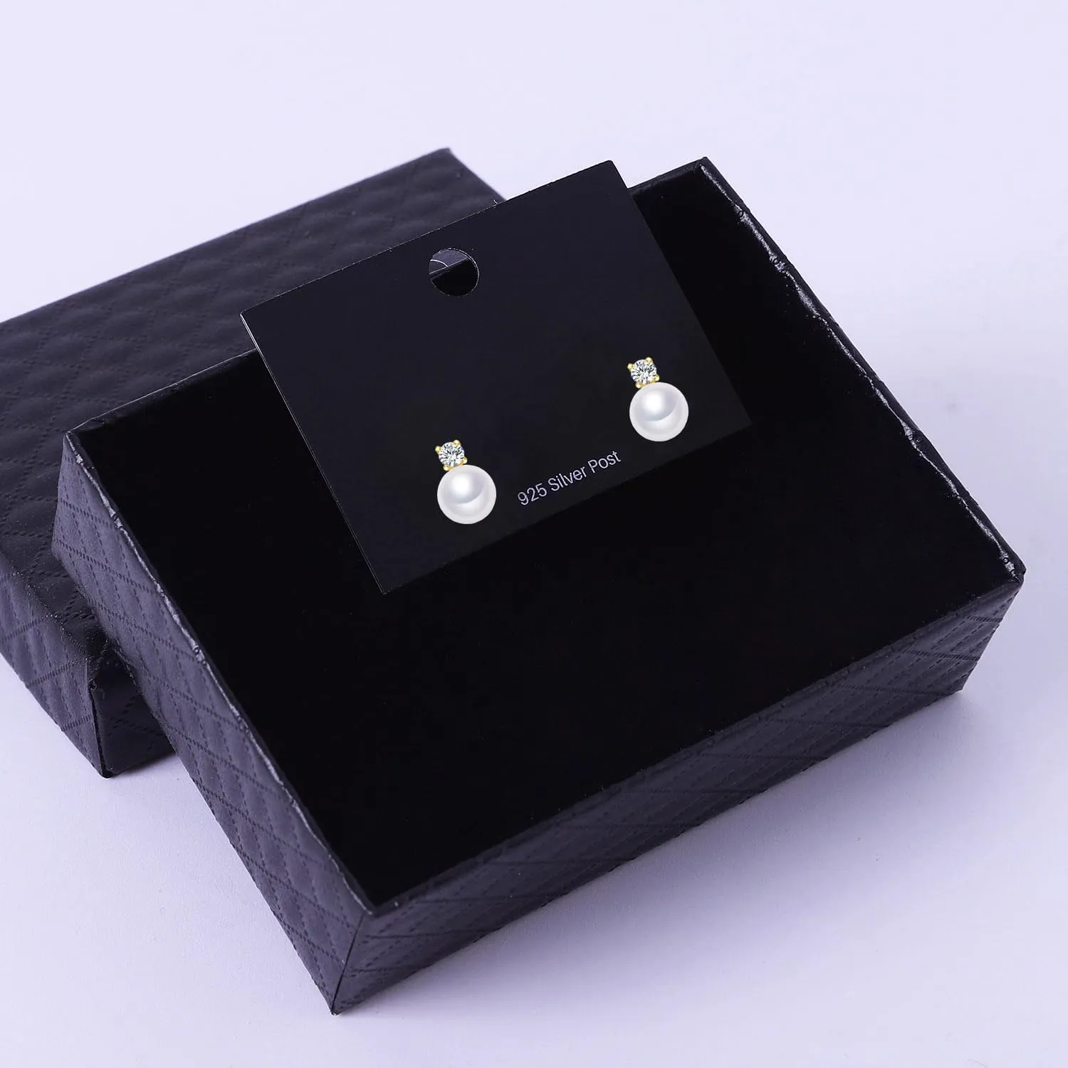 AAA  Quality Handpicked Freshwater Cultured Stud Button Pearl Earrings Gold Plated 925 Sterling Silver Post