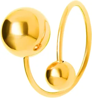 Adjustable Steel Bead Knuckle Ring for Women Elegant Fashion Accessory present for Weddings Parties and