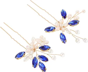 Beaupretty 1 Pair Elegant Faux Pearl Hair Pins Wedding Hair Accessories for Brides Bridesmaids Party Guests Luxurious Detailing for Special Occasions