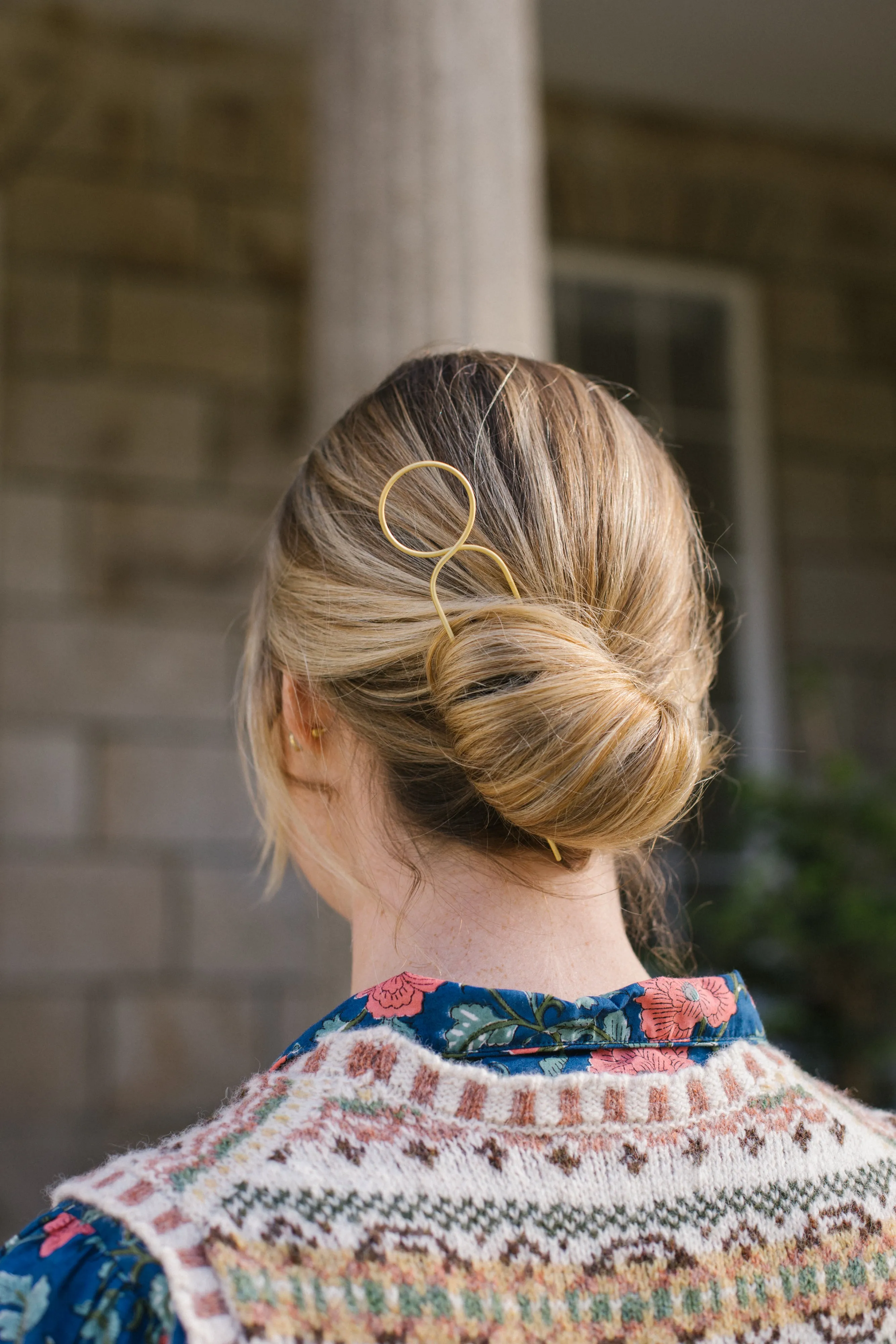 Bella Hair Pin - Wavy