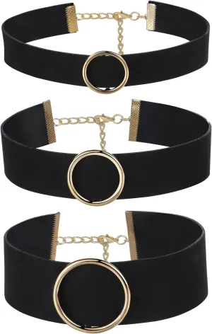 Black Choker Necklace Collar for Women: Layered Velvet Choker Heart Moon Snake Charm Necklaces for Halloween Christmas Renaissance Costume Accessories