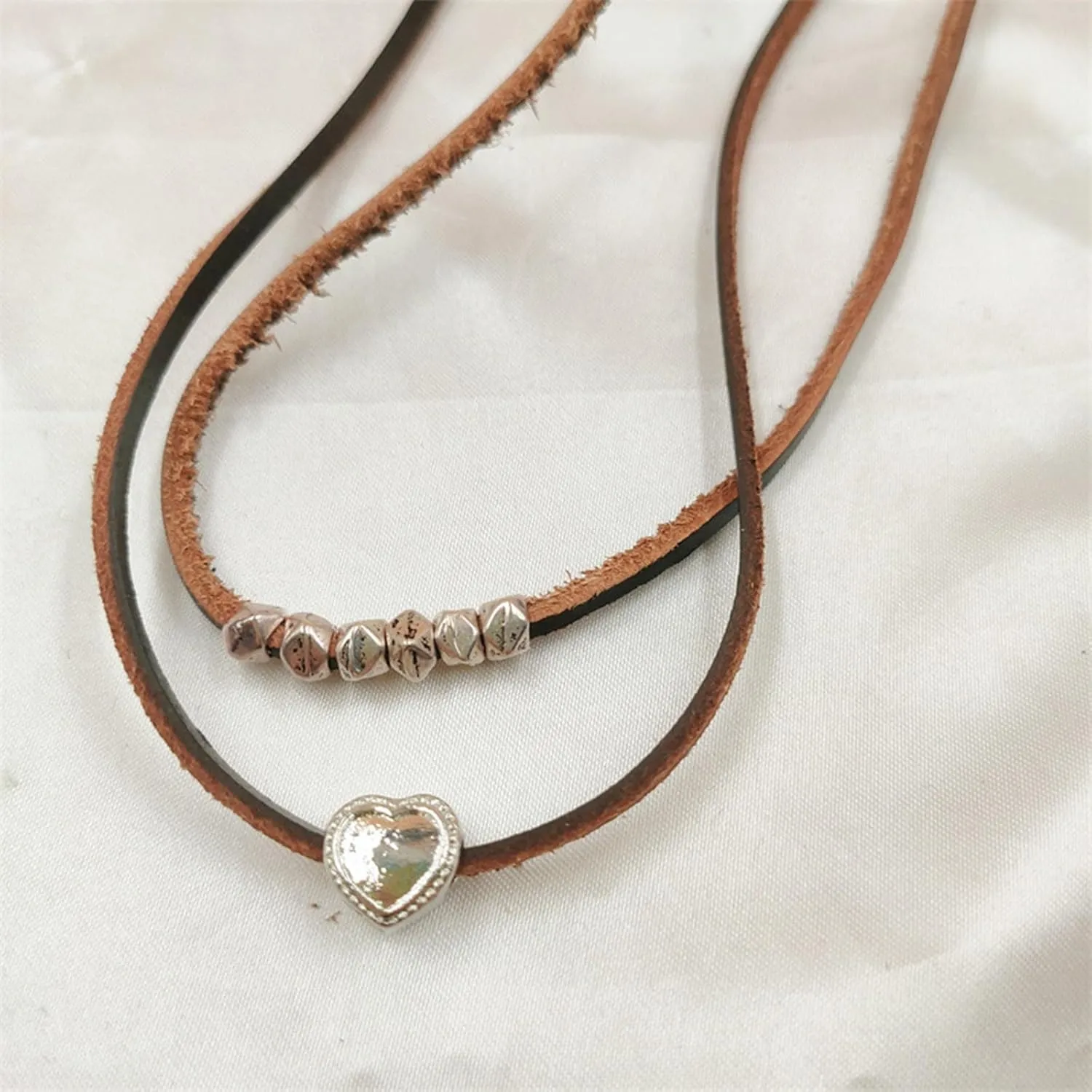 Boho Necklaces for Women Country Concert Outfits Nashville Western Outfit for Women Choker Necklaces Long Leather Necklace Western Dress Jewelry Country Cowgirl Accessories Gifts