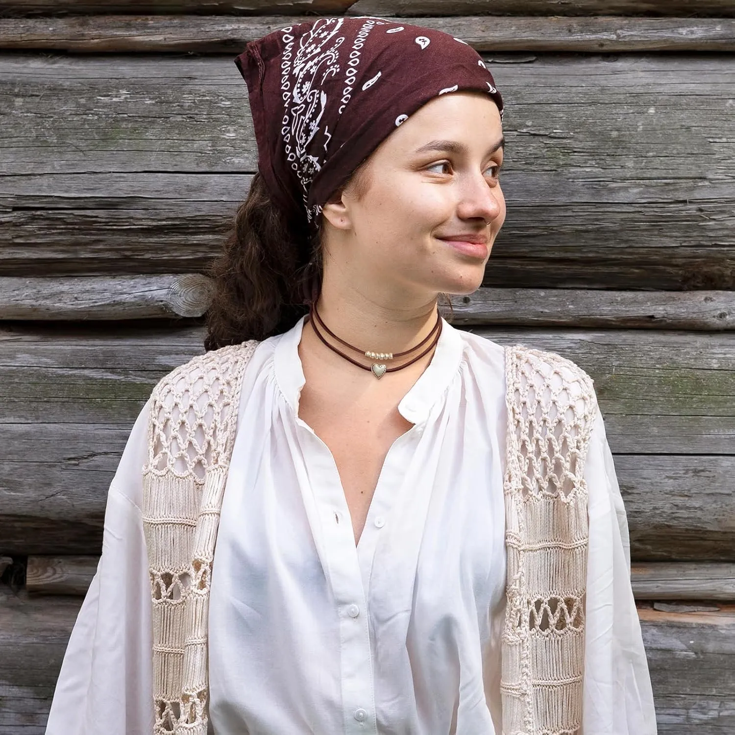 Boho Necklaces for Women Country Concert Outfits Nashville Western Outfit for Women Choker Necklaces Long Leather Necklace Western Dress Jewelry Country Cowgirl Accessories Gifts