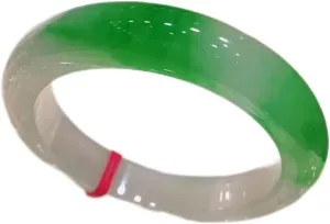 Burmese Jade Bangle Bracelet for Women Natural Genuine Ice Floating Flower Jadeite Bangles Jewelry Gift for Mother (Color : 64mm)