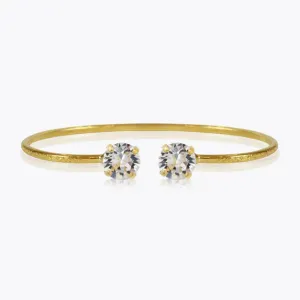 Caroline Svedbom Classic Petite Gold Bracelet - Crystal