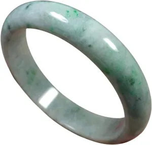 Certified Hand Carved Green Natural Myanmar Burma A JADE Jadeite Circle Round Bangle Bracelet 60mm 418753