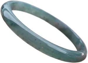 Certified Icy Green Burma A JADE Jadeite Bangle Bracelet 59mm ???? 663875 AS