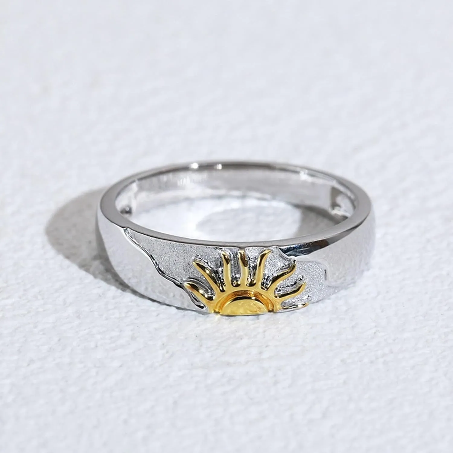 Couple Rings, Silver Wedding Bands for Women Men Engagement Promise Rings for Her Couples Ring Male Promise Ring