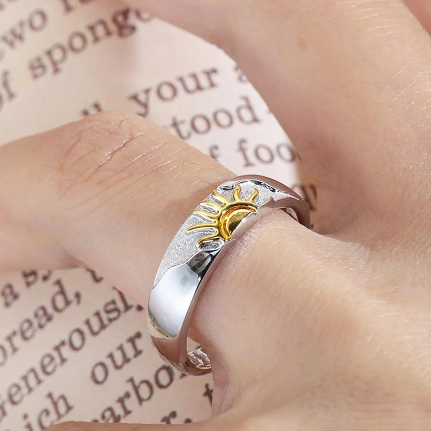 Couple Rings, Silver Wedding Bands for Women Men Engagement Promise Rings for Her Couples Ring Male Promise Ring