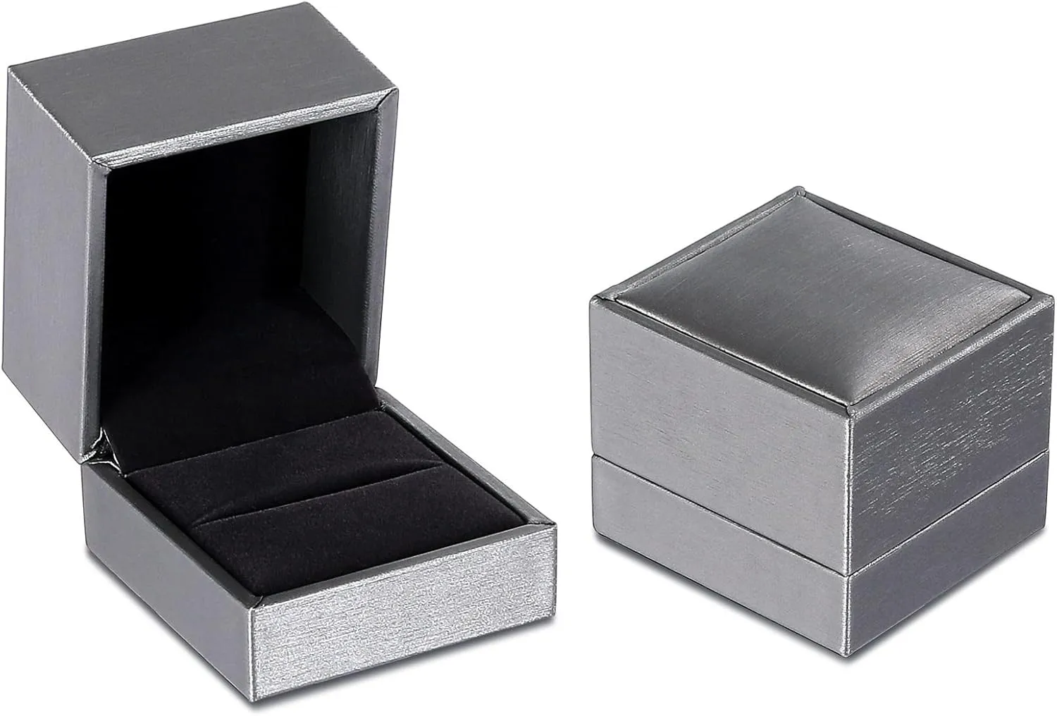 Engraving Ring Promise Rings for Couples,Couple Rings Tungsten 8MM Silver Ring with Round Anniversary Rings Couple
