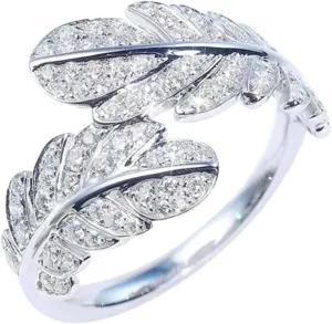 FRCOLOR Chic Rhinestone Ring Adjustable Ring Fashion Accessory for Teen Girls Statement