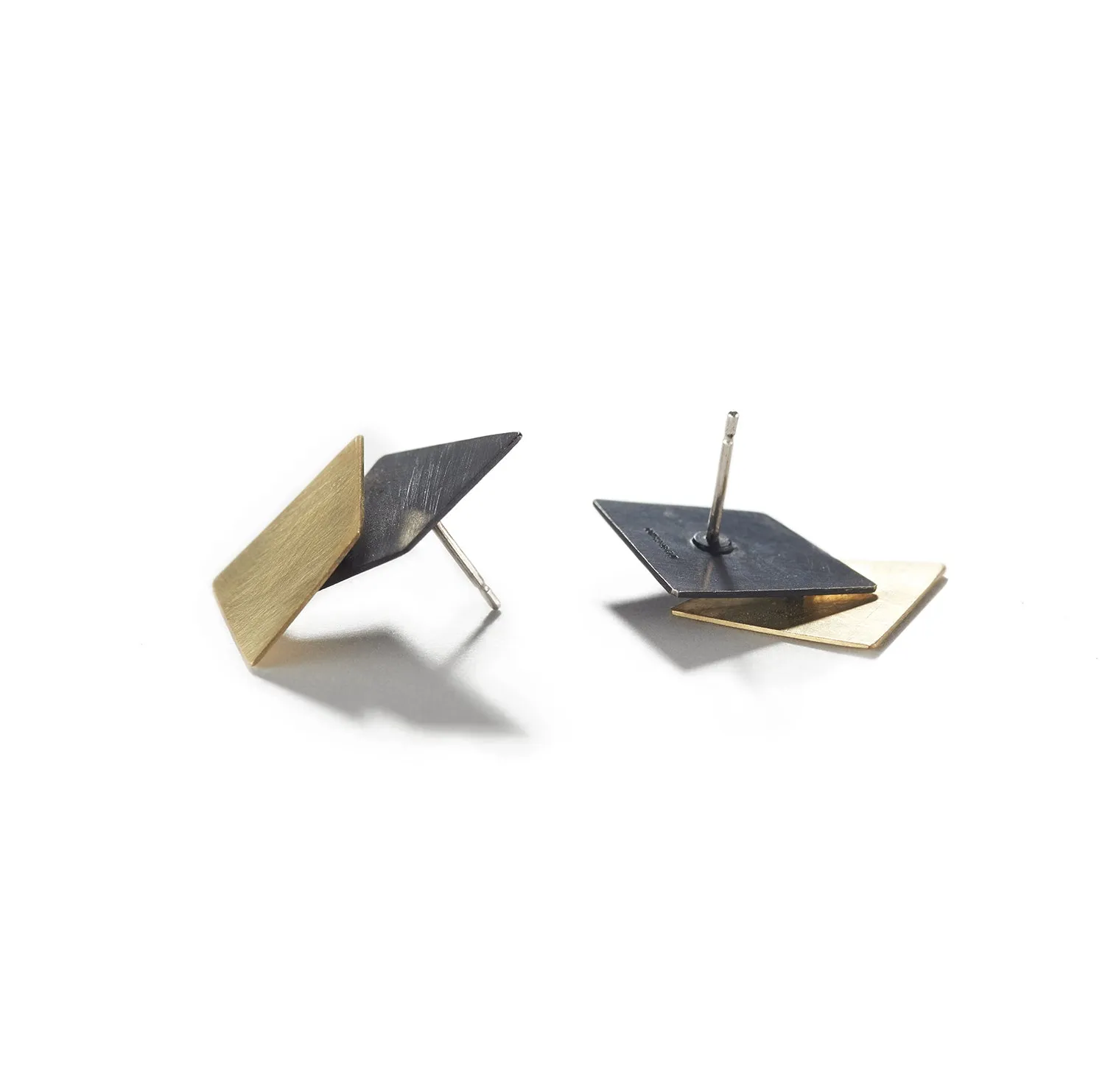 Geometric Overlapping Earrings