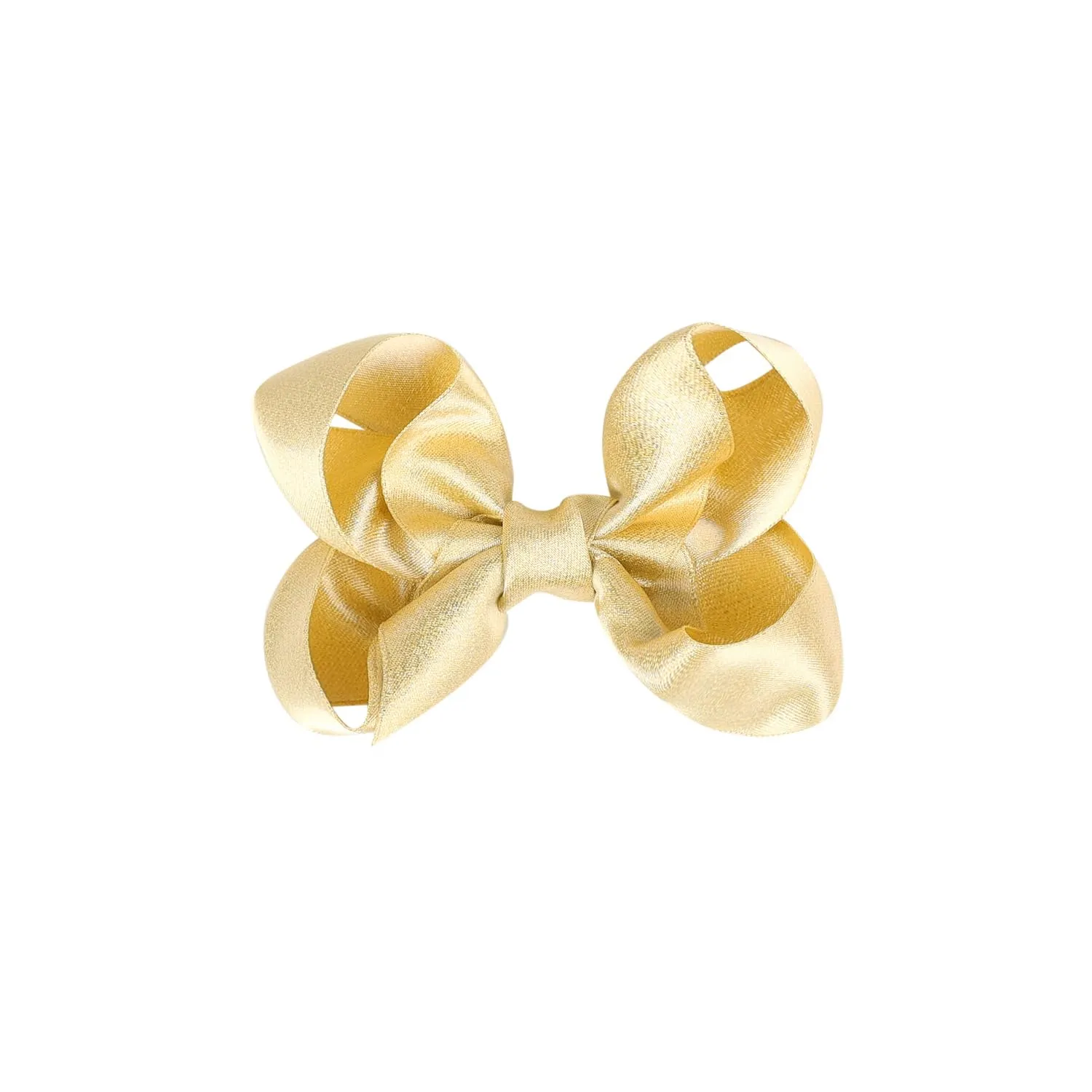 Gold Hair Clips, Bows Hair Barrettes Accessories,Hair Pins for Infant Toddler Baby Girls.(FJ78) (Gold A)