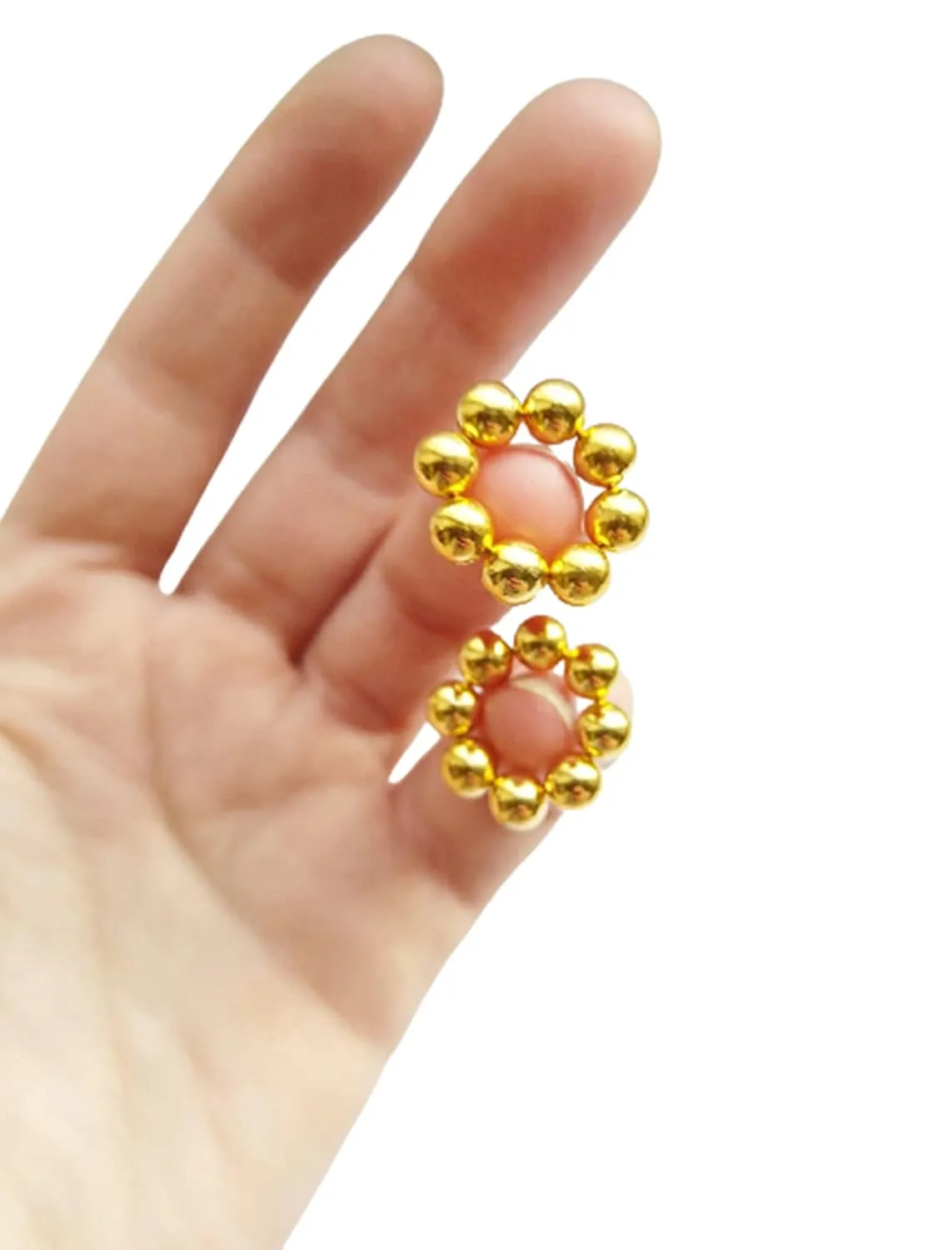 Gold Magnetic Nipple Rings Nipple noose Non Pierrcing Nipple Rings