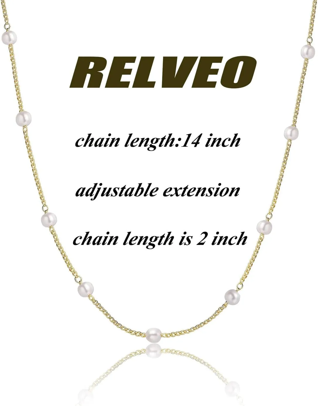 Gold Silver Pearl Necklaces for Women Dainty Pearls Necklace Round Imitation Choker Simple Bridesmaid Wedding Jewelry