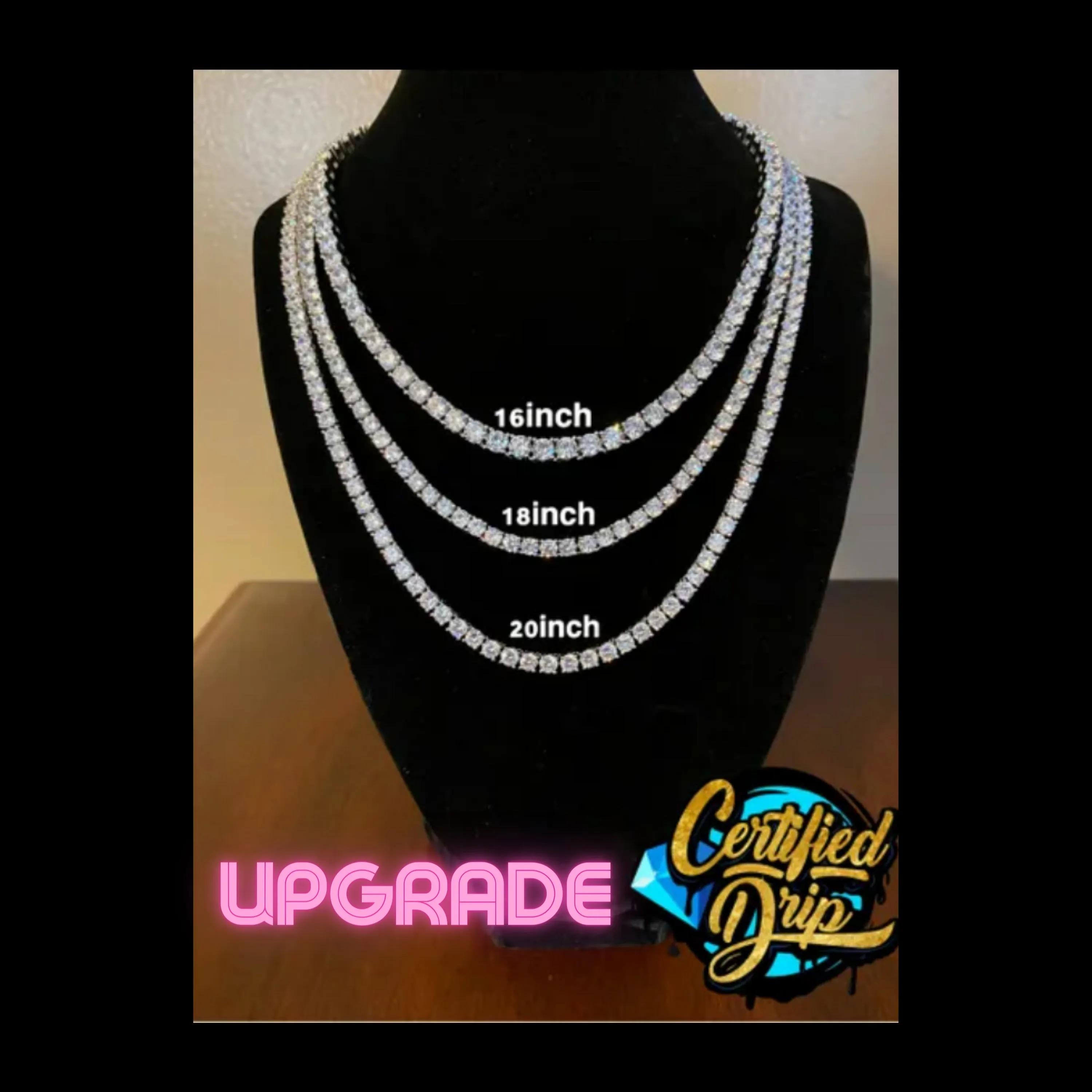 Iced Letter Pendant A-Z
