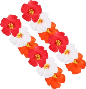 IMIKEYA 12pcs Flower Hair Clips Boho Hawaiian Plumeria Hair Accessories for Women for Summer Beach Parties Tropical Photoshoots and Everyday Wear