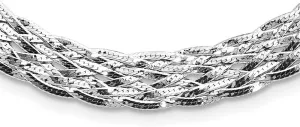 JewelryWeb 925 Sterling Silver Polished With 4 In Ext. Choker Necklace 12 Inch-Choker-Necklace for Women