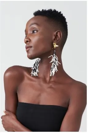 JIAMINI Yatta Fringe Earrings with Modern Elegance