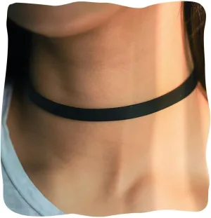 JONKY Leather Choker Necklace Black Velvet Collar Necklaces for Women