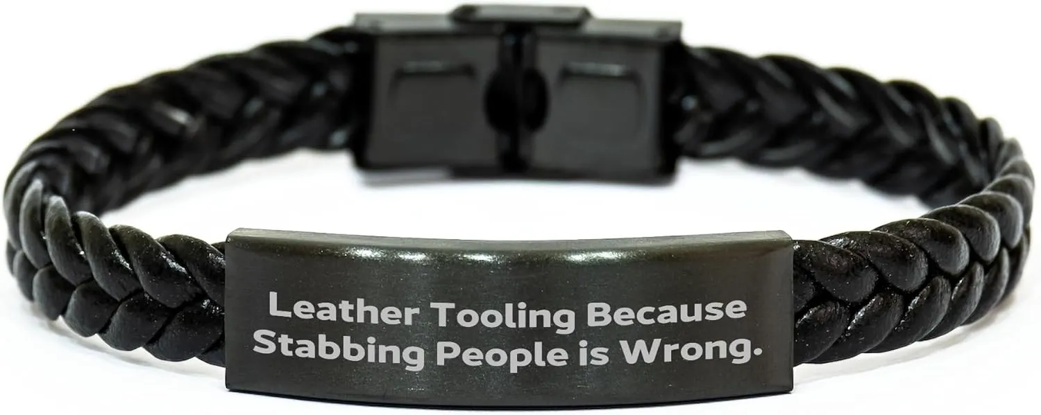 Leather Tooling Braided Leather Friendship Gifts from Friends to Leather Tooling Enthusiasts on Birthday