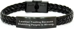 Leather Tooling Braided Leather Friendship Gifts from Friends to Leather Tooling Enthusiasts on Birthday