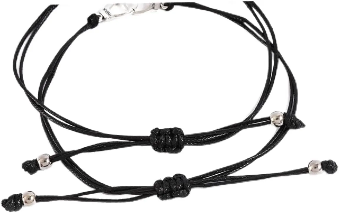 LIFKOME 2pcs Hand Woven Leather Bracelets Braided Friendship Card Bracelet for Women Fashion Bangle Adjustable Jewelry for Birthday Valentines Day