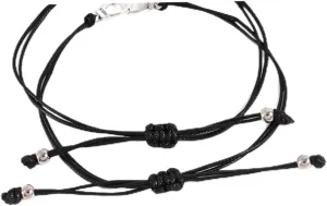 LIFKOME 2pcs Hand Woven Leather Bracelets Braided Friendship Card Bracelet for Women Fashion Bangle Adjustable Jewelry for Birthday Valentines Day