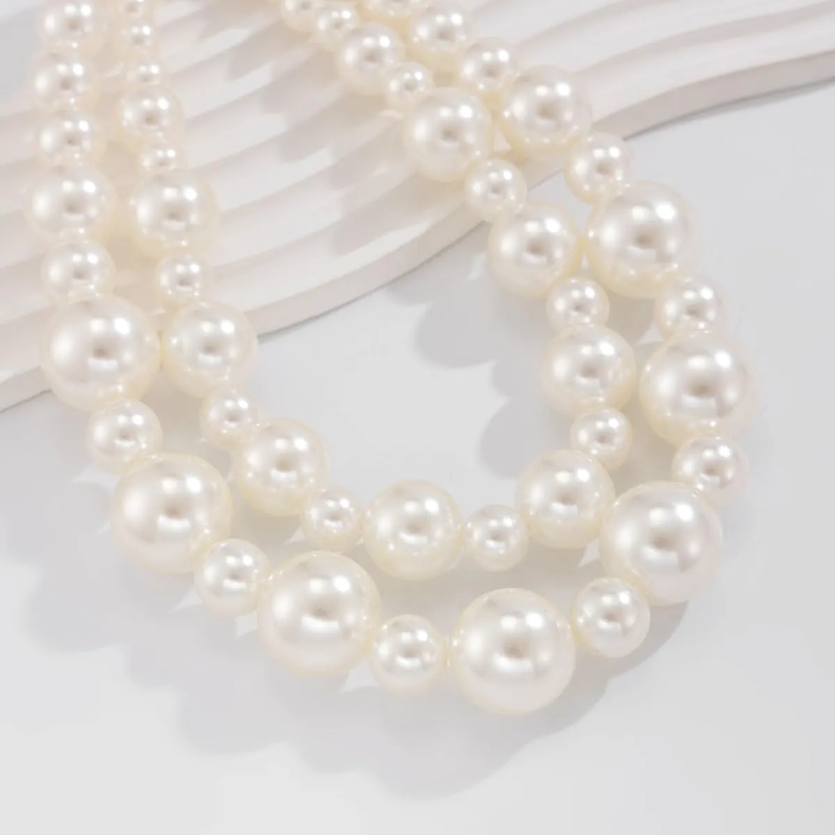 Long Pearl Necklaces for Women Layered Pearl Necklace Chunky Pearl Necklace Jewelry
