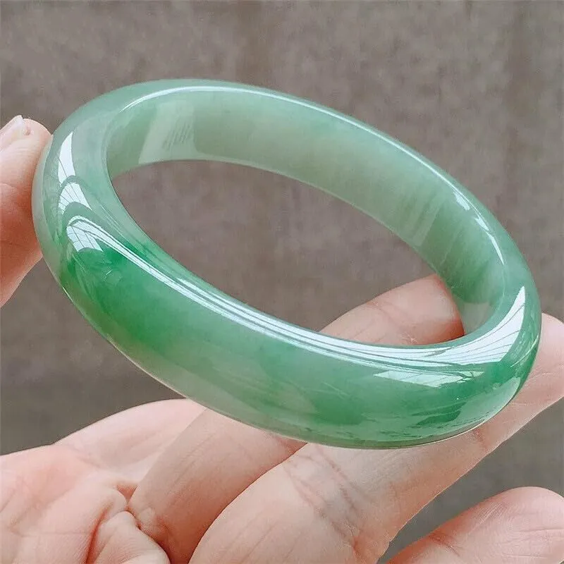 Luxury Jade Bracelet for Women, Authentic A Grade Jadeite Bangle, Timeless Gift for Anniversary Wedding Party