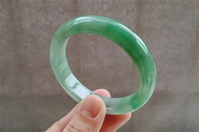 Luxury Jade Bracelet for Women, Authentic A Grade Jadeite Bangle, Timeless Gift for Anniversary Wedding Party