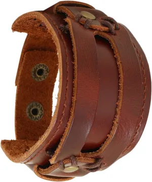 Men's Wrist Bracelet Retro African Style Leather Bracelet for Men Women