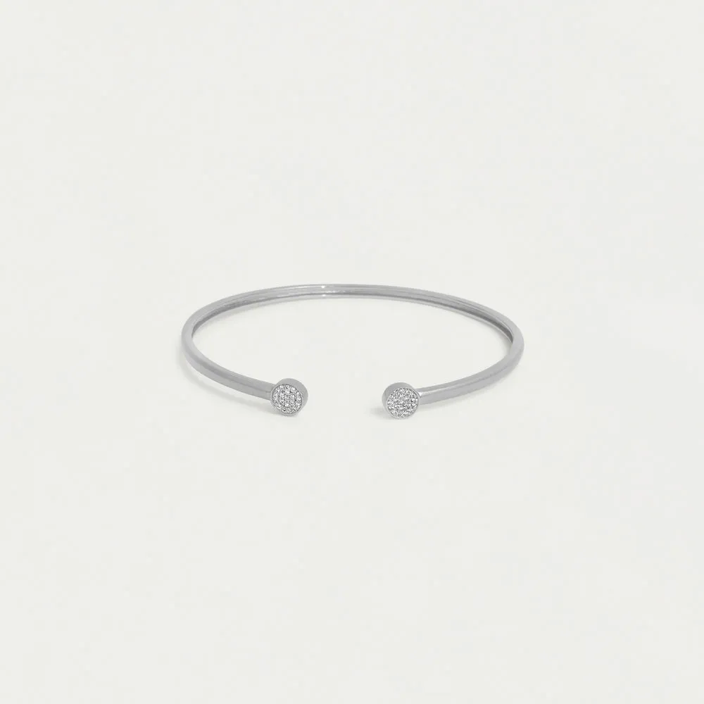 Mirabeau Pavé Open Bangle Bracelet