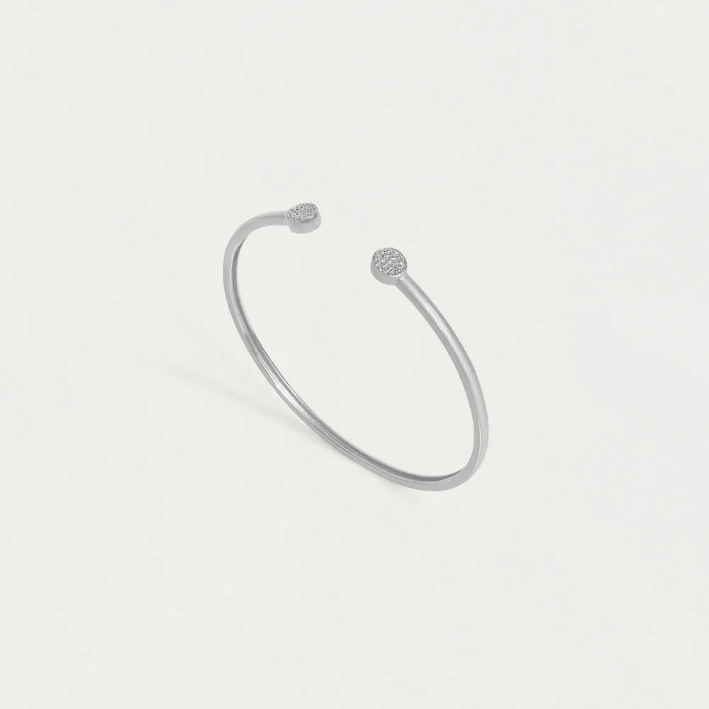 Mirabeau Pavé Open Bangle Bracelet