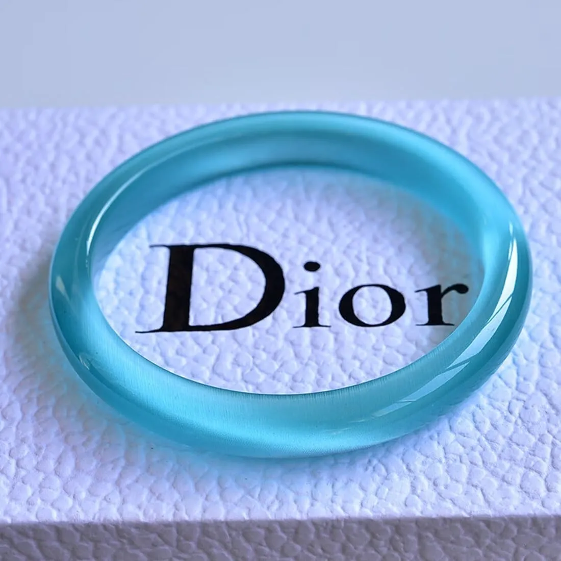 Natural Blue Cat Eyes Gemstone Bangle, Jade Bangle Bracelet for Women Chinese Style Good Luck Gifts