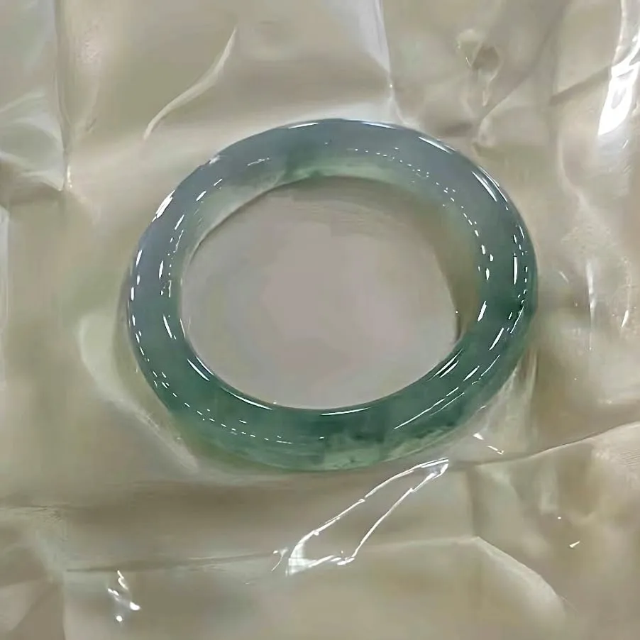 Natural Jade Bangle Bracelet for Women Genuine with 100% Grade A Jade Handmade Bracelets,Healing Protection Good Luck