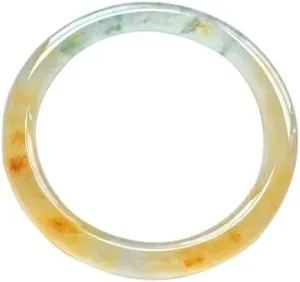 Natural Jade Bangle Bracelet for Women Genuine with 100% Grade A Jade Handmade Bracelets,Healing Protection Good Luck