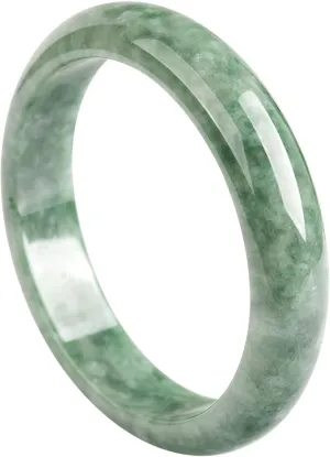 Natural Jade Bracelet for Women, Premium A Grade Jade Bangle, Elegant Gift for Wife Mom, Wellness Jewelry