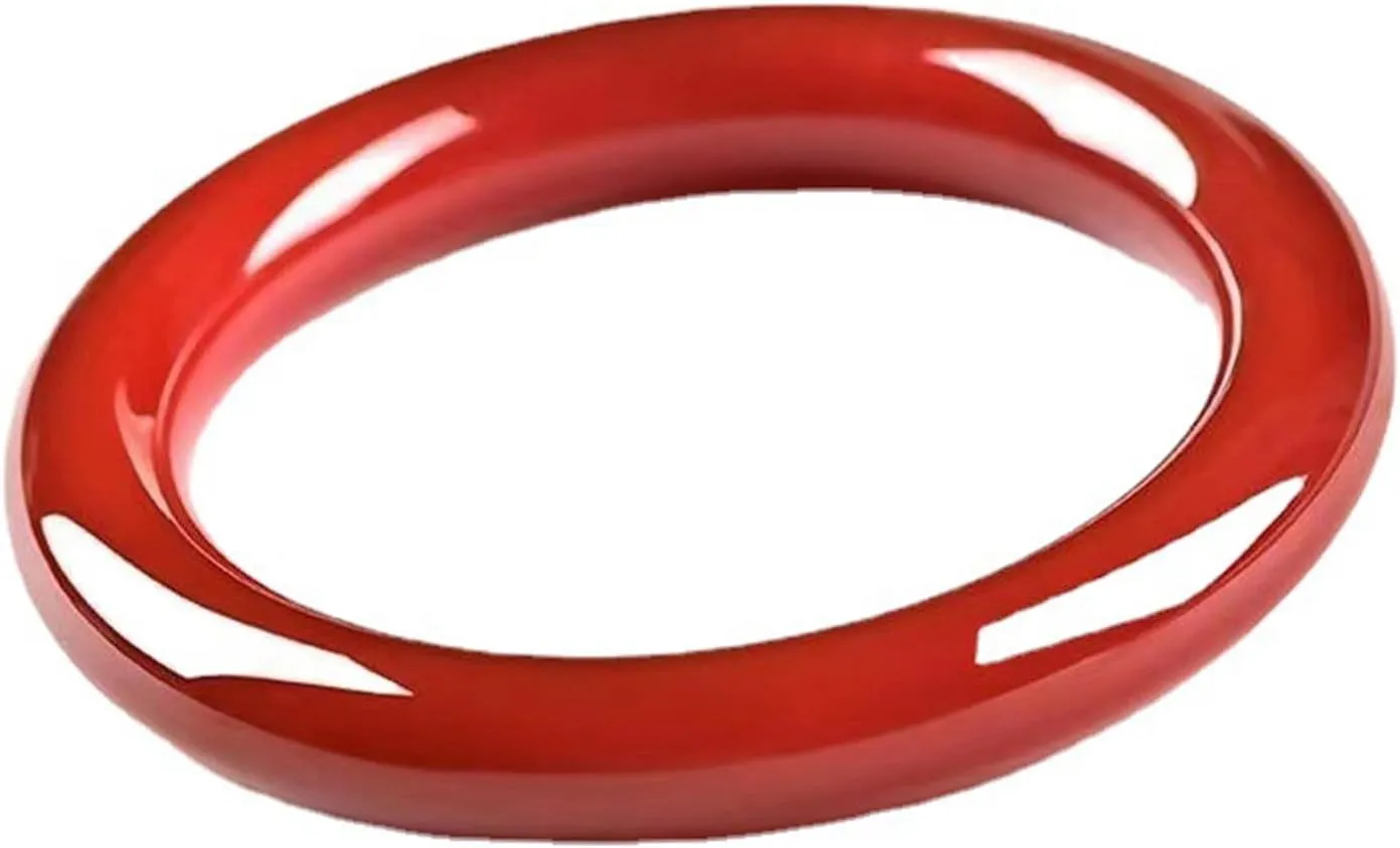 Natural red Gemstone Jade Bangle Bracelet for Women Chinese Red passion and love Positive Energy Good Luck Bracelet