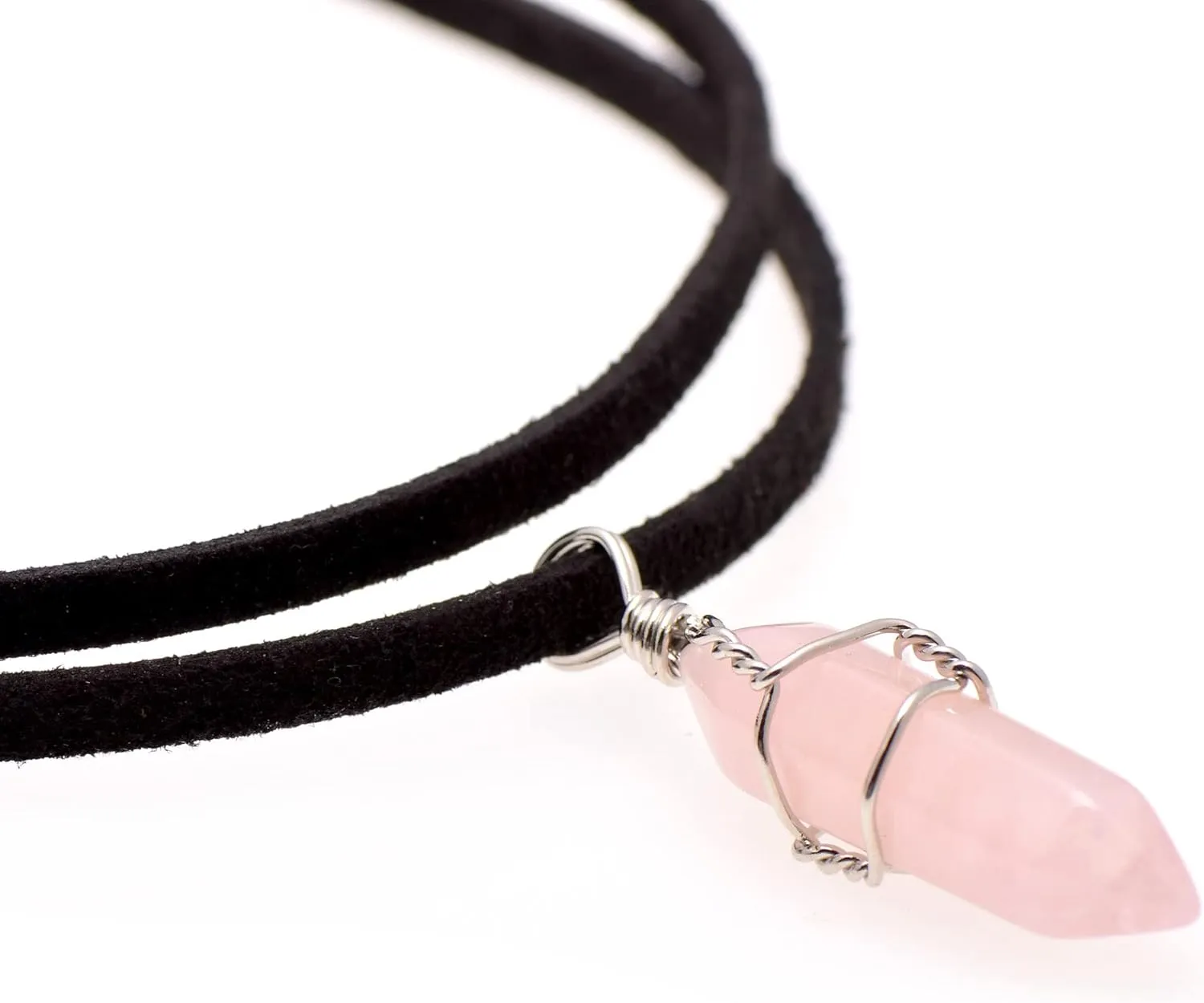 Paialco Double Layers Black Choker Necklaces for Women, Dangle with Varied Charm