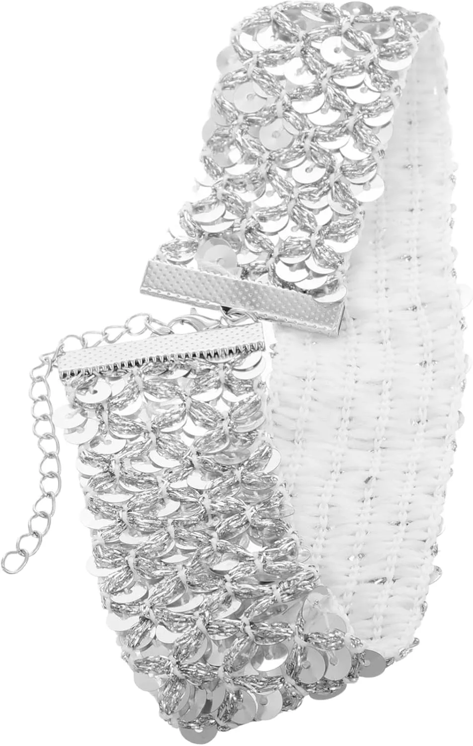 Rhinestone Choker Necklace for Women Sparkling Wide Collar Jewelry Soft Comfortable Versatile Fashion Accessory for Any Occasion