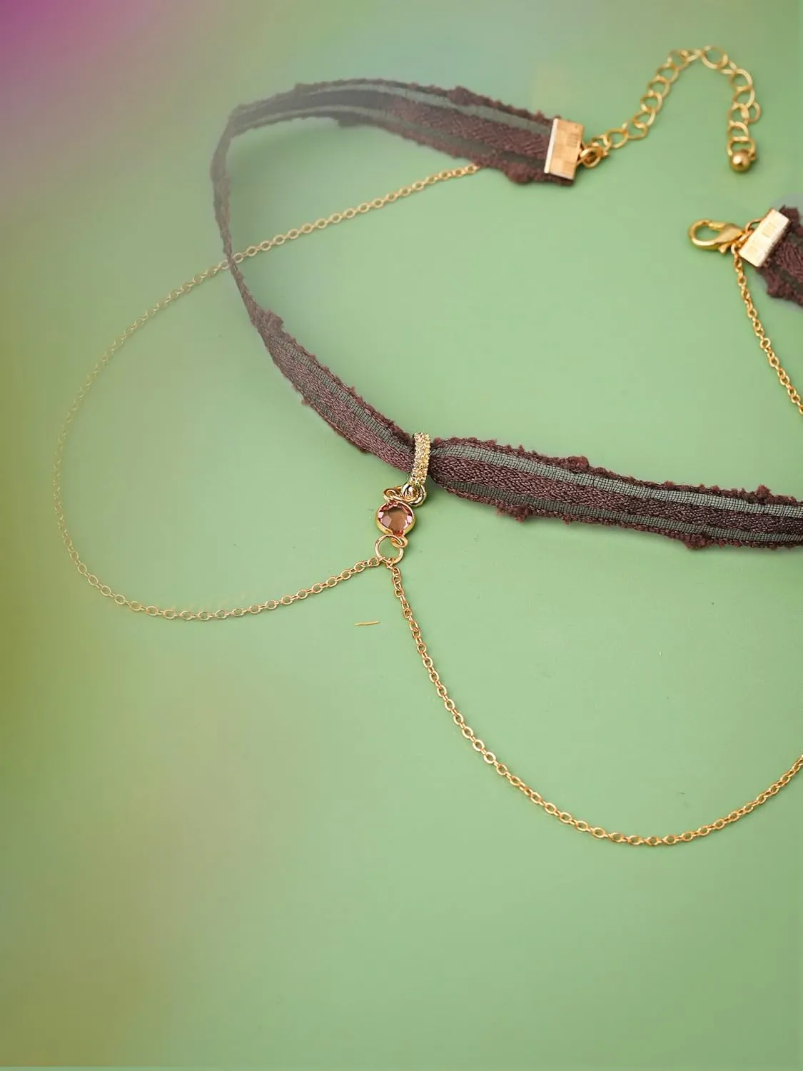 Simple Hologram Heart Pendant Choker Necklaces Accessories for Women Trendy Stuff