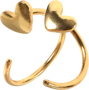 Small Hoop Earrings for Women Earring Studs 1 Pair Heart Half Hoop Earrings Hypoallergenics Minimalist Tiny Cartilage Earring for Women