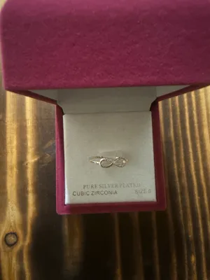 Sparkle Allure Infinity Symbol Ring