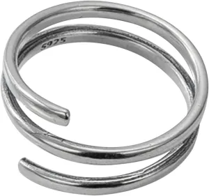 Stylish Thai Silver Ring Women's Adjustable Ring Fashionable Thumb S925 Sterling Silver Engagement Band