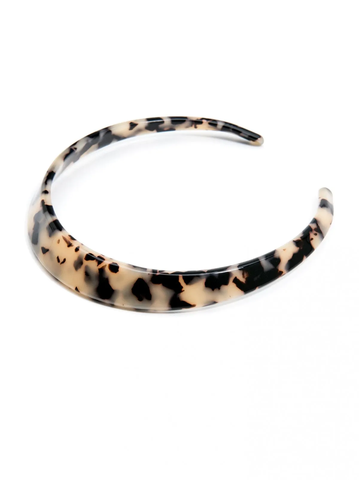 Tortoise Sleek Collar Necklace