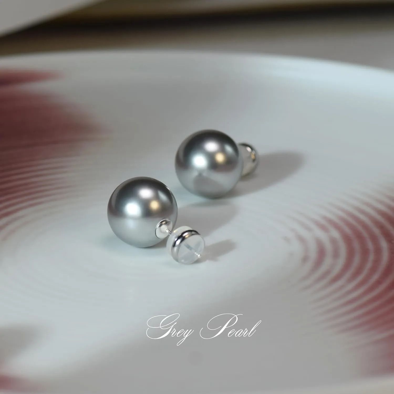 Trendy Big Simulated Pearl Earrings for Women, 925 Sterling Silver Post 14/12MM Oversized Large Pearl Studs Bride Bridesmaid Wedding Earrings Jewelry Gifts